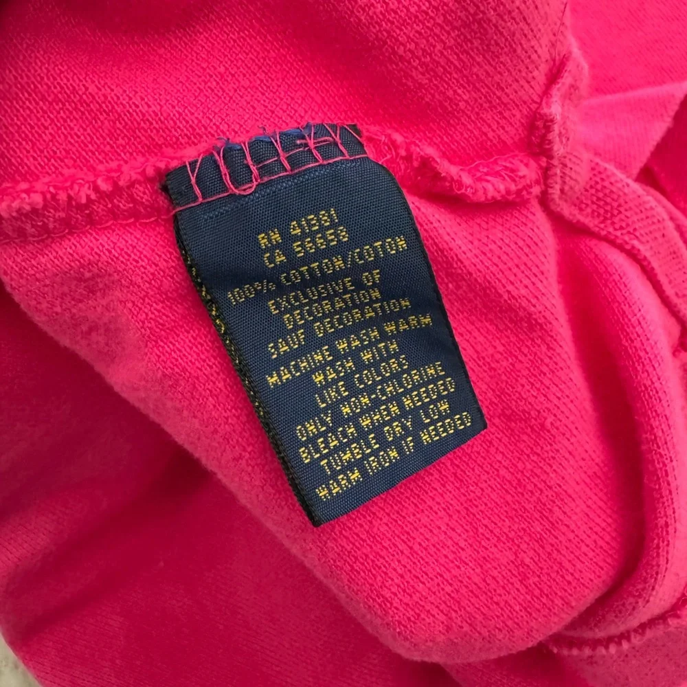 RALPH LAUREN Hot Pink Polo Shirt Classic Fit Size M - Picture 7 of 7